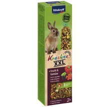 Vitakraft Kräcker XXL voederstang voor knaagdieren, met groente en suikervrije recept, 2 stuks