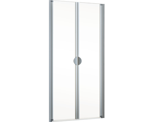 Douchecabine met draaideur en transparant glas