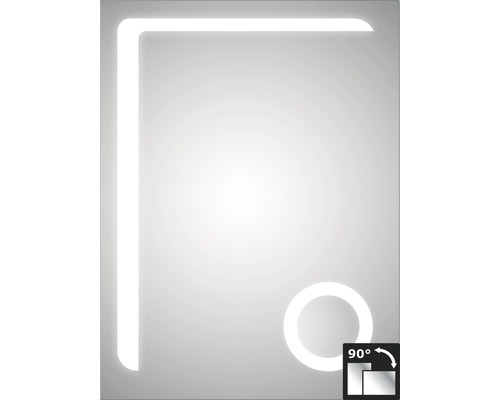 LED lichtspiegel Silver Arrow 60x80 cm-0