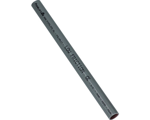 PIPELIFE Elektrabuis PVC slagvast 16 mm 5/8" Polvalit Low Friction grijs 4 m