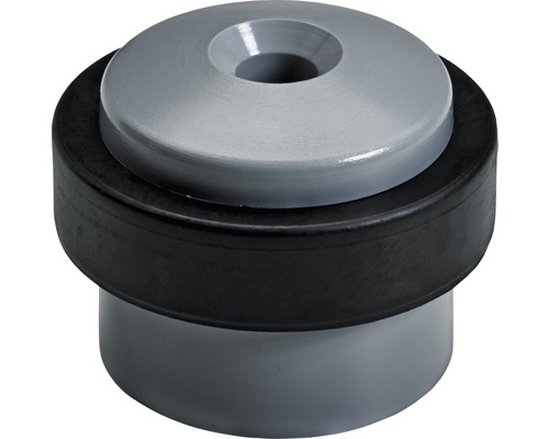 HETTICH Deurstopper Ø 35 mm kunststof zwart-grijs, 5 stuks Deurstopper van kunststof en rubber
