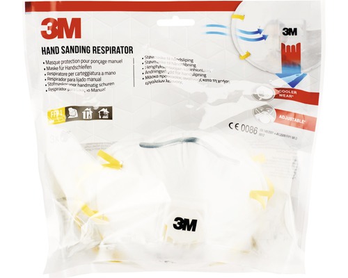 3M hand schuurmasker in verpakking