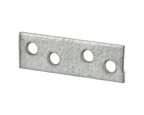 Metalen plaat met vier gaten