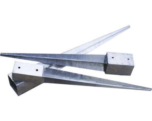 Metalen grondanker voor bevestiging in de grond