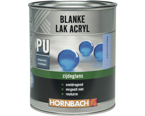 HORNBACH Blanke lak acryl zijdeglans 375 ml