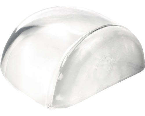 HETTICH Deurstopper 41x42 mm kunststof transparant, 5 stuks Halfronde deurstopper van kunststof