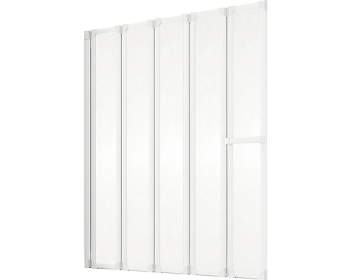 Witte vouwdeur met handgreep