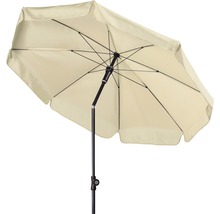 Open tuinzonneparaplu met frame
