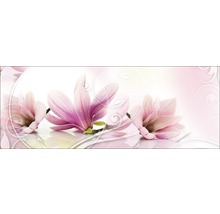 Decoratief motief van magnoliabloemen voor wanddecoratie