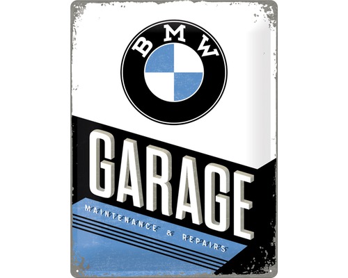 NOSTALGIC-ART Metalen bord BMW Garage 30x40 cm