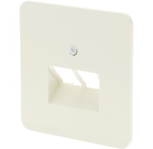 PEHA Standard Centraalplaat UAE/IAE 2-voudig zuiverwit 80.610.02 UAE/2-N