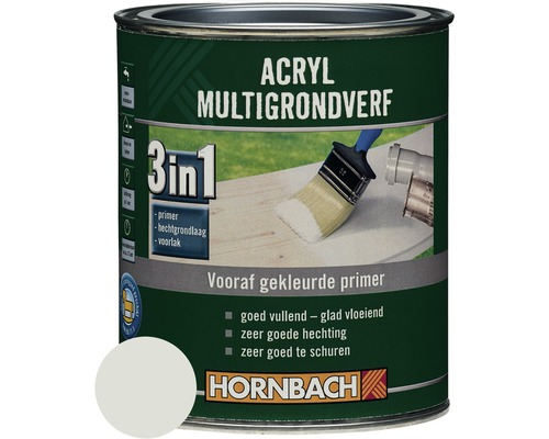 HORNBACH Multigrondverf acryl grijs 750 ml