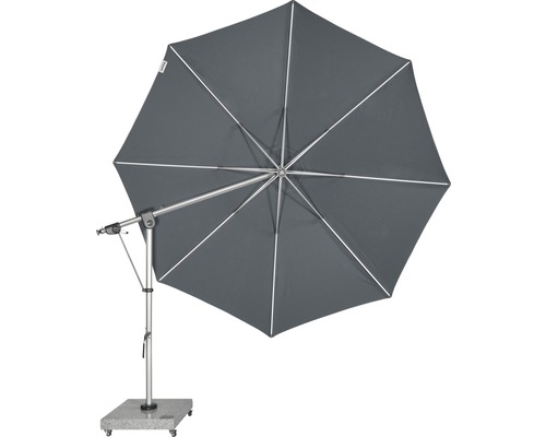 Vrijhangende parasol met voet