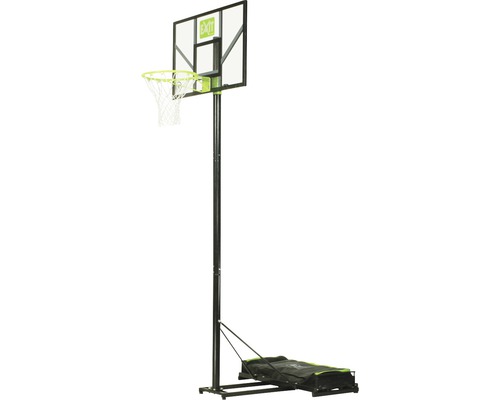 EXIT Basketbalbord Comet verplaatsbaar zwart/groen