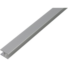 KAISERTHAL H-profiel 8,9x20x5,9x1,5 mm aluminium zilver 200 cm