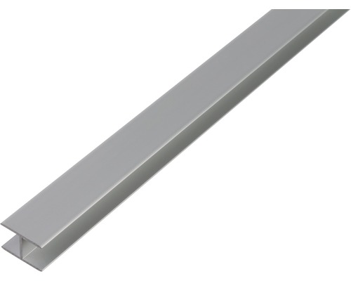 KAISERTHAL H-profiel 8,9x20x5,9x1,5 mm aluminium zilver 200 cm