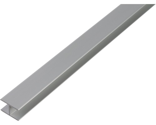 KAISERTHAL H-profiel 8,9x20x1,5x5,9 mm aluminium zilver 200 cm H-profiel van metaal