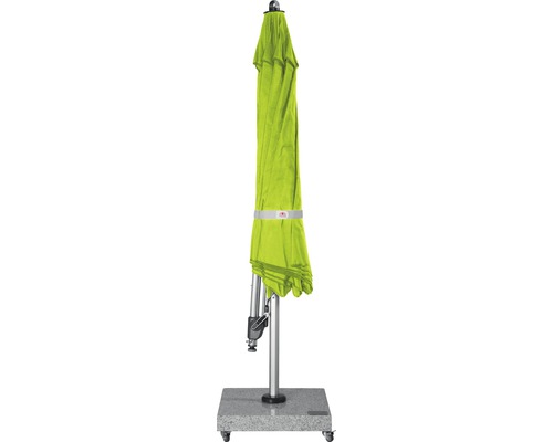 Gesloten tuinzonescherm met voet