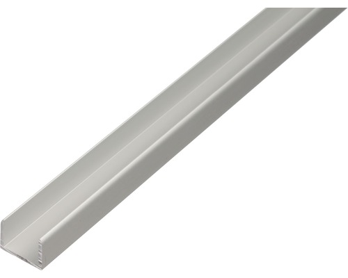 KAISERTHAL U-profiel zelfklemmend 15,9x15x1,5 mm aluminium zilver, 100 cm