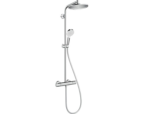 HANSGROHE Regendoucheset Crometta S 240 EcoSmart Ø24 cm incl. thermostaatkraan 27268000 chroom