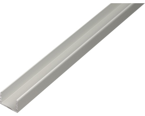 KAISERTHAL U-profiel zelfklemmend 15x19,9x15x2 mm aluminium zilver, 100 cm