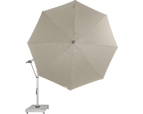 Vrijhangende parasol met standaard