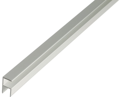 GAH.ALBERTS Hoekverbindingsprofiel 10,9x20x1,5 mm aluminium zilver, 100 cm