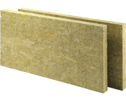 Twee steenwol isolatieplaten