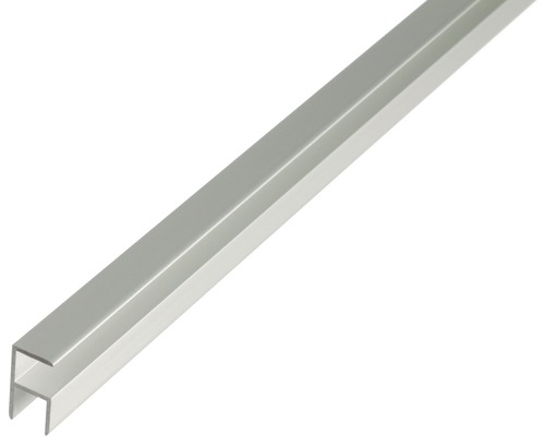 GAH.ALBERTS Hoekverbindingsprofiel 12x24x1,5 mm aluminium zilver, 100 cm
