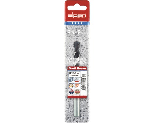 Alpen Profi Beton boor, diameter 10 millimeter