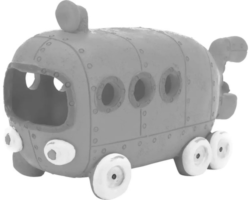 Decoratief object onderzeeër met wielen