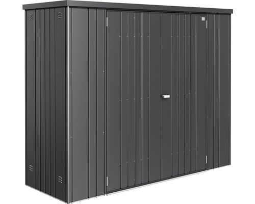 BIOHORT Berging formaat 230, 227 x 83 cm, donkergrijs-metallic BIOHORT Berging formaat 230, 227 x 83 cm, donkergrijs-metallic