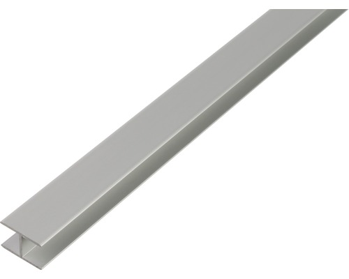 GAH.ALBERTS H-profiel zelfklemmend 15,9x30x1,8 mm aluminium zilver, 200 cm
