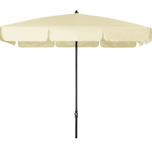 Vierkante tuinzweefparasol met slinger en middenmast