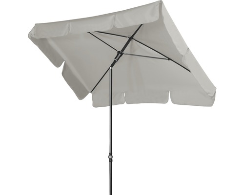 Rechthoekige parasol voor de tuin