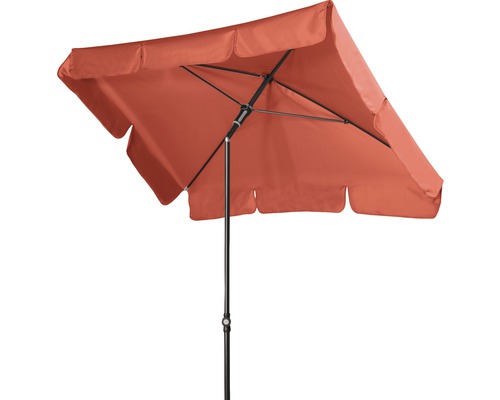 Vierkante parasol met zwart frame