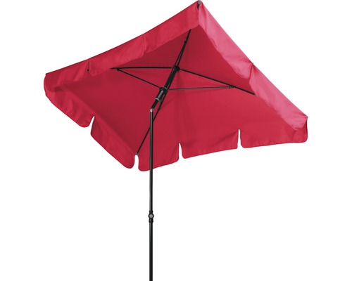 Vierkante parasol met zwart frame