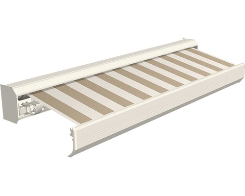 SOLUNA Zonnescherm Solide Comfort 400x300 cm met motor link, dessin 513