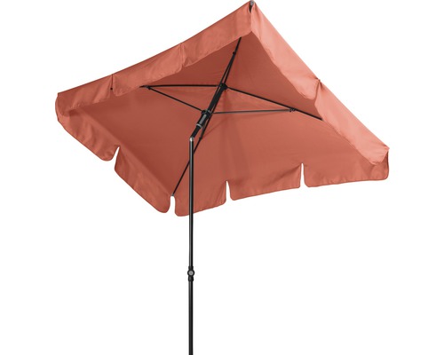 Vierkante parasol met zwart frame