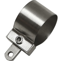 Metalen buisklem met bevestigingslip