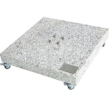 DOPPLER Parasolplaat graniet 140 kg 80x80x8/14 cm