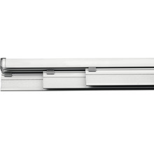 SOLEVITO Gordijnrails voor paneelgordijn complete set 3-delig wit 170 cm-thumb-0