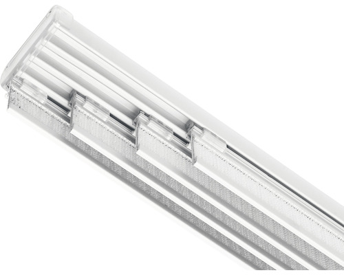 Gordijnrail van kunststof met lopers