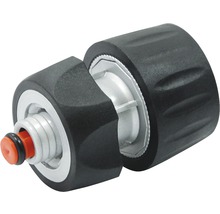 Tuinslangconnector van kunststof en metaal