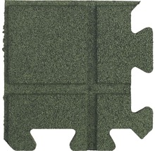 Valbeschermingsplaat van rubbergranulaat met puzzelverbinding