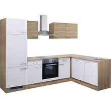 FLEX WELL Hoekkeuken met apparatuur Samoa wit en sonoma eiken mat 280x170 cm-thumb-5 FLEX WELL Hoekkeuken met apparatuur Samoa wit en sonoma eiken mat 280x170 cm-thumb-5