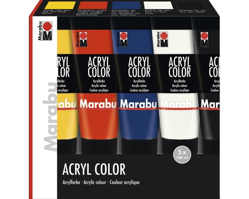 MARABU Acrylverfset basic 5 x 100 ml-0