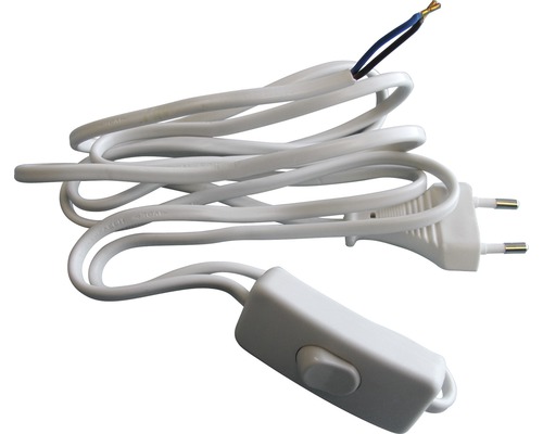 Aansluitkabel met schakelaar en Eurostekker