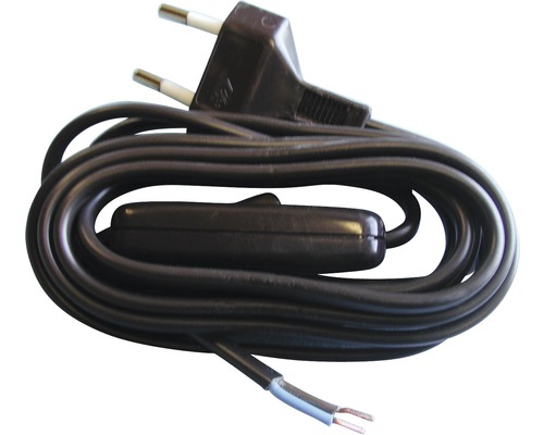 Lampenkabel met Eurostekker en schakelaar