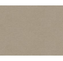 Close-up van een beige textielbehang met fijne structuur